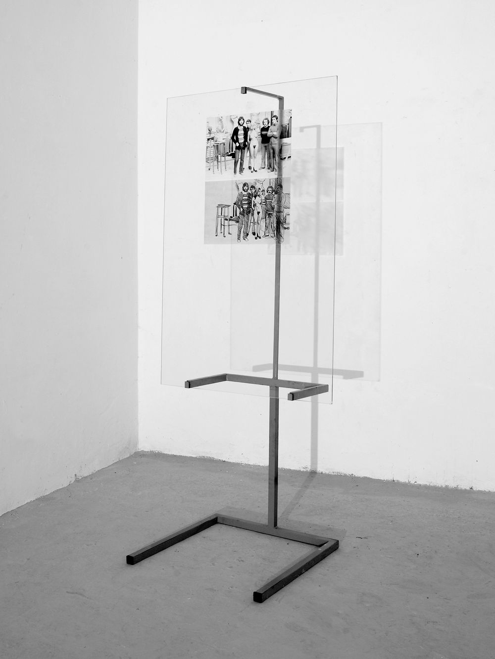 Trasparent vision - Modella con artisti - Alessandro Jasci